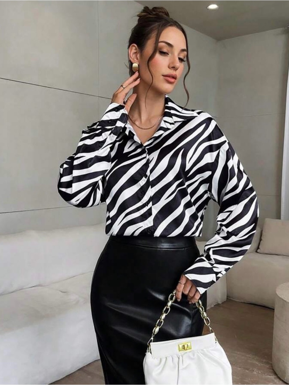 OVI Zebra Print Women's Shirt